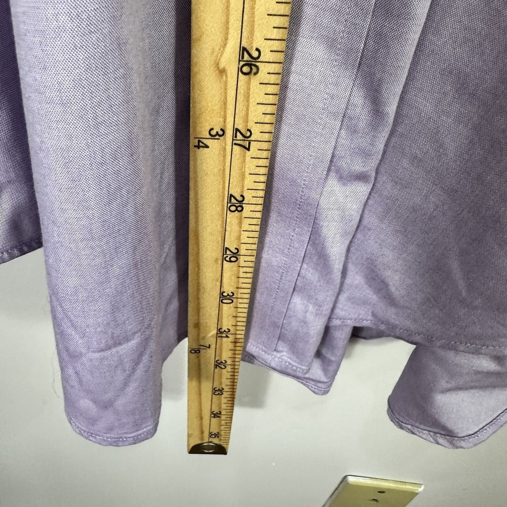 Lauren Ralph Lauren Shirt Mens 16.5 Large Classic Fit Non Iron Career Preppy - Picture 4 of 6